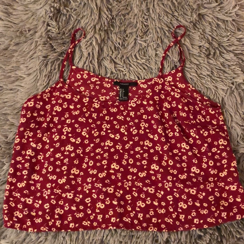 Floral Forever 21 tank